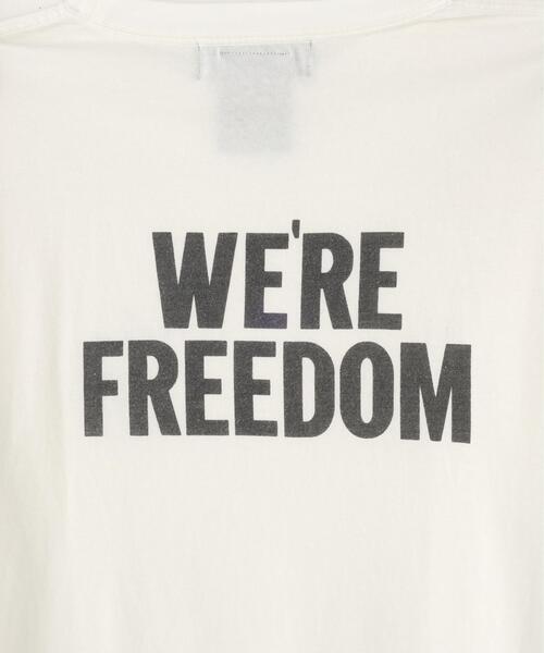REMI RELIEF(レミレリーフ)の「REMI RELIEF(レミレリーフ) 別注20/-天竺BIGサイズTシャツ(FREEDOM) / 2026年盛夏モデル(Tシャツ/カットソー・メンズ・グレー/ブラック・M/XL/L)」の22枚目の写真