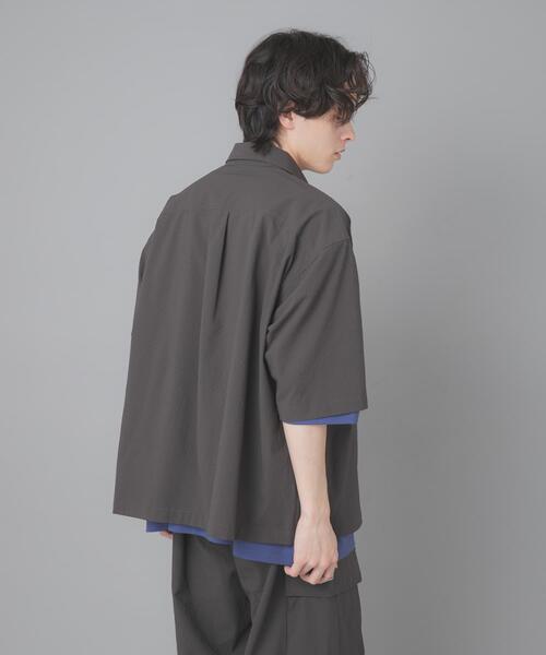 SENSE OF PLACE by URBAN RESEARCH(センスオブプレイスバイアーバンリサーチ)の「『別注』Converse×SENSE OF PLACE JACK PURCELLショートスリーブシャツ(シャツ/ブラウス・メンズ・チャコールグレー/ブラック・MEDIUM/LARGE/SMALL)」の20枚目の写真