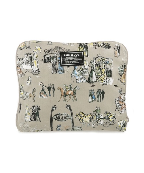 PAUL & JOE ACCESSOIRES(ポールアンドジョーアクセソワ)の「PAUL & JOE ACCESSOIRES (ポール&ジョーアクセソワ)2WAY折りたたみボストンバッグ PJA-B1442 TRAVEL BOSTON(ボストンバッグ・レディース・ネイビー/グレイッシュベージュ・FREE)」の11枚目の写真