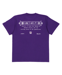 BLACK BLOND（ブラック ブロンド）の「ビビディエンザイアティ 半袖Tシャツ (パープル)（Tシャツ/カットソー）」