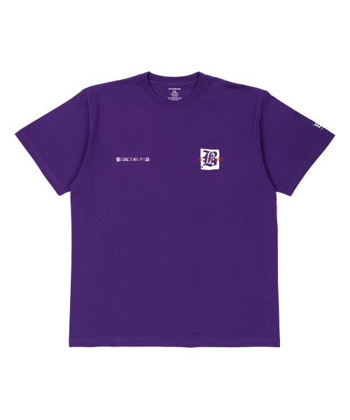 BLACK BLOND(ブラック ブロンド)の「ビビディエンザイアティ 半袖Tシャツ (パープル)(Tシャツ/カットソー・レディース・その他・SMALL/MEDIUM/LARGE/X-LARGE/XX-LARGE/XXX-LARGE)」の2枚目の写真