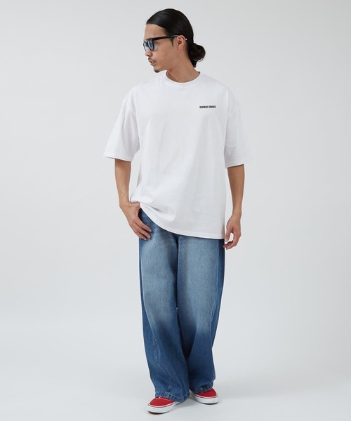 En serio TOKYO(エンソリオトーキョー)の「【SIDEWAYSTANCE】シェイクハンド半袖Tシャツ 70500(Tシャツ/カットソー・メンズ・ホワイト・LARGE/MEDIUM/SMALL)」の5枚目の写真
