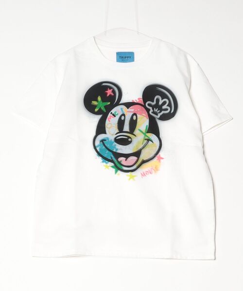 TRIPPY ART（トリッピーアート） FACE MICKEY 3D TEE / フェイス