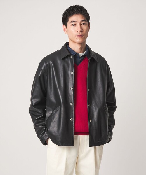 SKOOKUM（スクーカム）の「【別注】＜SKOOKUM＞レザー  ジャケット（その他アウター・メンズ・ブラック・M/L）」の3枚目の写真