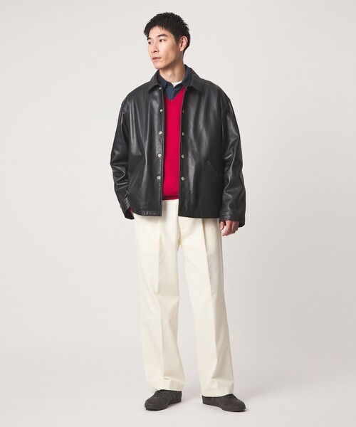 SKOOKUM（スクーカム）の「【別注】＜SKOOKUM＞レザー  ジャケット（その他アウター・メンズ・ブラック・M/L）」の4枚目の写真