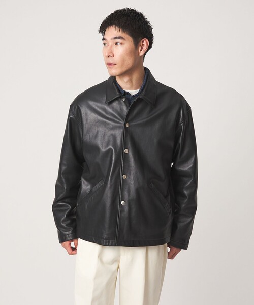 SKOOKUM（スクーカム）の「【別注】＜SKOOKUM＞レザー  ジャケット（その他アウター・メンズ・ブラック・M/L）」の5枚目の写真