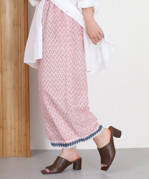 KILKI（キルキー）の「kilki 　イーシーワイドパンツ　ソーダ（その他パンツ・レディース・ネイビー系/ホワイト系その他・FREE）」の19枚目の写真