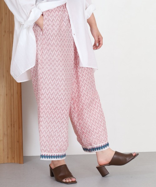 KILKI（キルキー）の「kilki 　イーシーワイドパンツ　ソーダ（その他パンツ・レディース・ネイビー系/ホワイト系その他・FREE）」の21枚目の写真
