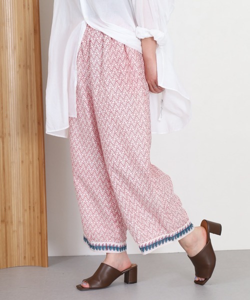 KILKI（キルキー）の「kilki 　イーシーワイドパンツ　ソーダ（その他パンツ・レディース・ネイビー系/ホワイト系その他・FREE）」の22枚目の写真