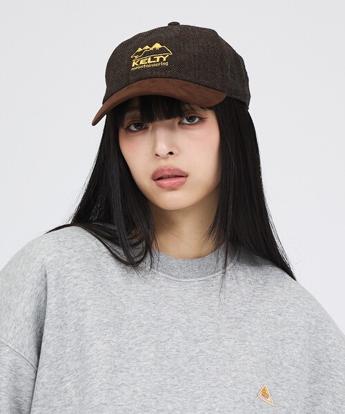 KELTY（ケルティ）の「【KELTY / ケルティ】 エンブロイダリー ロゴキャップ / KE26215059/5058（キャップ・メンズ・ブラウン/レッド系その他/グリーン系その他/ブラック・フリー）」の3枚目の写真