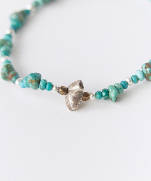 SunKu(サンク)の「SunKu/サンク Natural Stone Turquoise Beads Bracelet ナチュラル ストーン ターコイズ ビーズ ブレスレット メンズ レディース 2026年 夏 夏服(ブレスレット・メンズ・ターコイズブルー・FREE)」の7枚目の写真