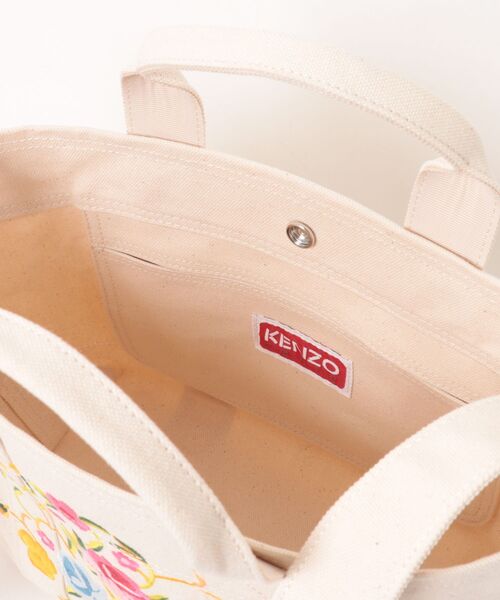 KENZO（ケンゾー）の「KENZOWILDFLOWERSMALLTOTEBAG（メッセンジャーバッグ・メンズ・ベージュ系その他・ONE SIZE）」の4枚目の写真