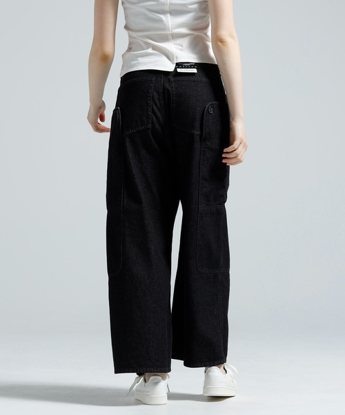 Y-3(ワイスリー)の「Y-3 DENIM STRAIGHT LEG PANTS(その他パンツ・レディース・ブラック・MEDIUM/SMALL/X-SMALL/XX-SMALL/LARGE)」の2枚目の写真