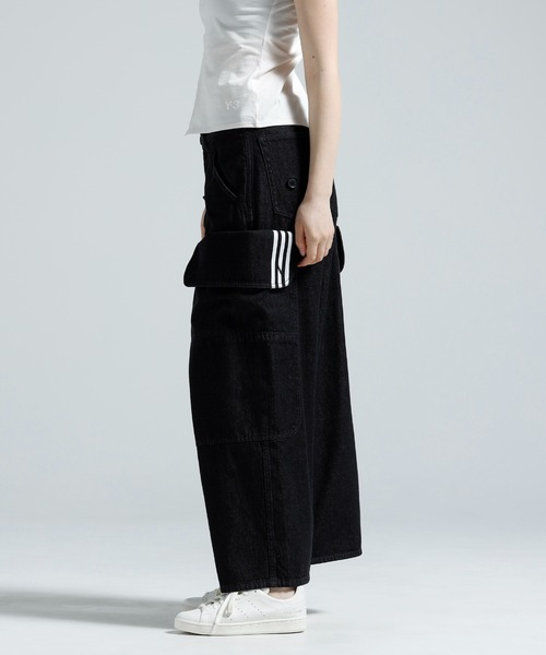 Y-3(ワイスリー)の「Y-3 DENIM STRAIGHT LEG PANTS(その他パンツ・レディース・ブラック・MEDIUM/SMALL/X-SMALL/XX-SMALL/LARGE)」の9枚目の写真