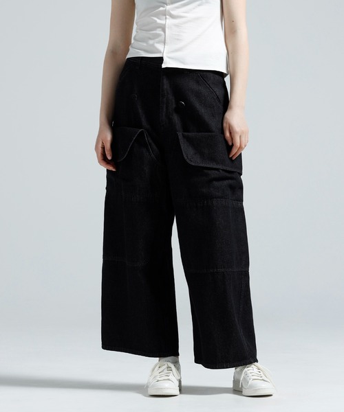 Y-3(ワイスリー)の「Y-3 DENIM STRAIGHT LEG PANTS(その他パンツ・レディース・ブラック・MEDIUM/SMALL/X-SMALL/XX-SMALL/LARGE)」の8枚目の写真