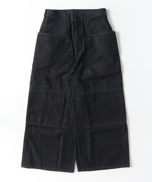 Y-3(ワイスリー)の「Y-3 DENIM STRAIGHT LEG PANTS(その他パンツ・レディース・ブラック・MEDIUM/SMALL/X-SMALL/XX-SMALL/LARGE)」の6枚目の写真