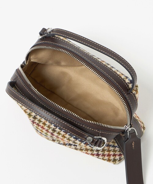 GIANNI CHIARINI(ジャンニ キアリーニ)の「<GIANNI CHIARINI>ALIFA チェック S バッグ(ショルダーバッグ・レディース・ダークグレー/ベージュ・FREE)」の15枚目の写真