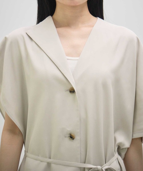 AKIRANAKA(アキラナカ)の「【AKIRANAKA/アキラナカ】Ana asymmetry dress O.WHT(ワンピース・レディース・オフホワイト・1)」の6枚目の写真