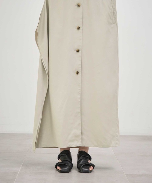 AKIRANAKA(アキラナカ)の「【AKIRANAKA/アキラナカ】Ana asymmetry dress O.WHT(ワンピース・レディース・オフホワイト・1)」の11枚目の写真