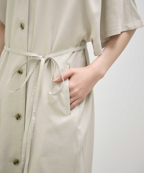 AKIRANAKA(アキラナカ)の「【AKIRANAKA/アキラナカ】Ana asymmetry dress O.WHT(ワンピース・レディース・オフホワイト・1)」の9枚目の写真