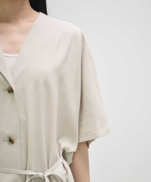 AKIRANAKA(アキラナカ)の「【AKIRANAKA/アキラナカ】Ana asymmetry dress O.WHT(ワンピース・レディース・オフホワイト・1)」の8枚目の写真