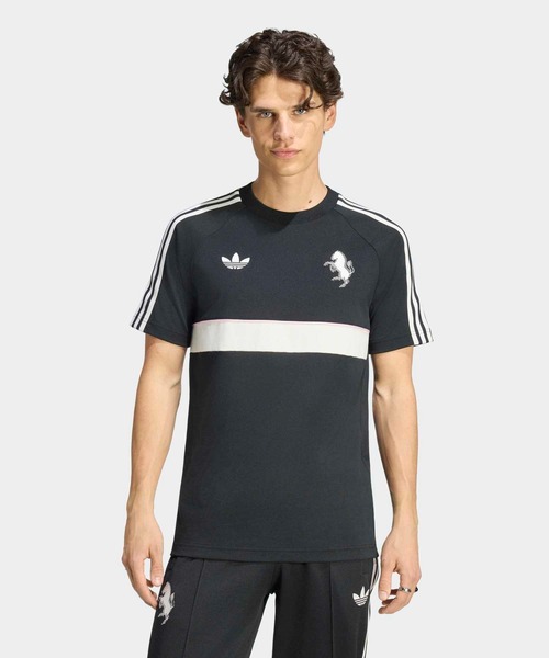 adidas(アディダス)の「ユベントス トリノ OG Tシャツ / アディダス adidas(Tシャツ/カットソー・メンズ・ブラック・XXX-LARGE/XX-LARGE/X-LARGE/LARGE/MEDIUM/SMALL)」の1枚目の写真