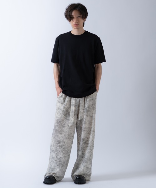 Crownor(クラウノアー)の「サマーニット 半袖 Tシャツ(ニット/セーター・メンズ・ブラック/キャメル/グレー/カーキ・LARGE/MEDIUM)」の20枚目の写真