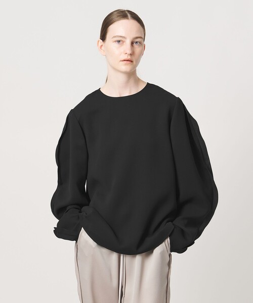 AEWEN MATOPH(イウエン マトフ)の「<AEWEN MATOPH>レーススカーフ ブラウス ウォッシャブル(シャツ/ブラウス・レディース・ホワイト/ブラック・FREE)」の10枚目の写真