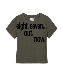 OUT レディース スリムフィット 半袖Tシャツ 8カラー