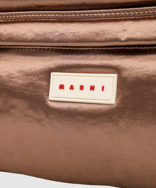 MARNI（マルニ）の「PUFF / ボディバッグ（ボディバッグ/ウエストポーチ・レディース・ブラウン・ONE SIZE）」の3枚目の写真