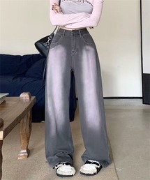 ヴィンテージメイク ワイドデニムパンツ