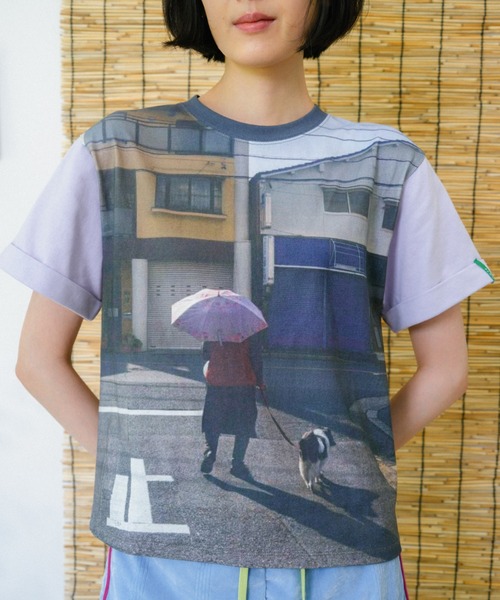 PAMM(パム)の「生活写真のTシャツ(Tシャツ/カットソー・レディース・グレー系/ブラウン系/ベージュ系・3/1)」の3枚目の写真