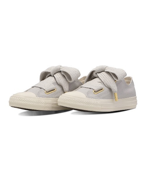 CONVERSE(コンバース)の「CONVERSE ALL STAR RIBBONLACE SLIP OX(コンバース オールスター リボンレース スリップ OX)(スニーカー・レディース・ブラウン系/グレー系・24cm/23.5cm/23cm/25cm/22.5cm/22cm/24.5cm)」の1枚目の写真