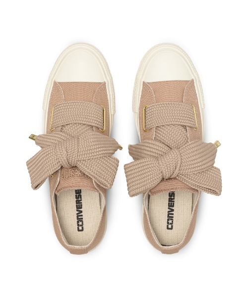 CONVERSE(コンバース)の「CONVERSE ALL STAR RIBBONLACE SLIP OX(コンバース オールスター リボンレース スリップ OX)(スニーカー・レディース・ブラウン系/グレー系・24cm/23.5cm/23cm/25cm/22.5cm/22cm/24.5cm)」の13枚目の写真