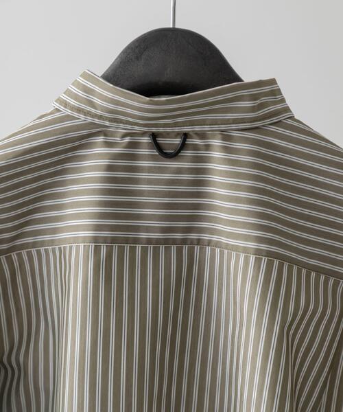DAIWA PIER39(ダイワピア39)の「DAIWA PIER39 Ws TECH REGULAR COLLAR SHIRT L/S STRIPE(シャツ/ブラウス・メンズ・イエロー/ブルー/ライトブラウン・FREE)」の4枚目の写真