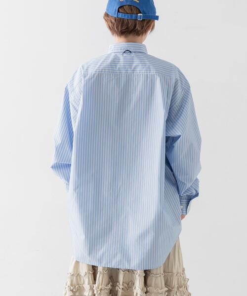 DAIWA PIER39(ダイワピア39)の「DAIWA PIER39 Ws TECH REGULAR COLLAR SHIRT L/S STRIPE(シャツ/ブラウス・メンズ・イエロー/ブルー/ライトブラウン・FREE)」の9枚目の写真