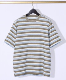 メランジボーダー 半袖Tシャツ