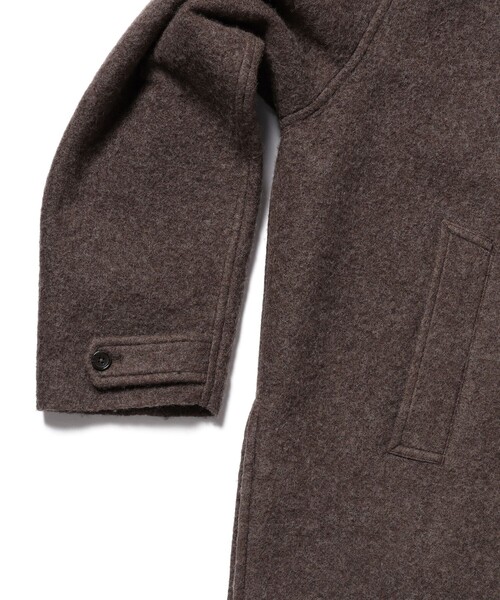 BEAMS(ビームス)の「フリース ステンカラーコート(ステンカラーコート・メンズ・ブラック/ブラウン系その他4・S/XL/M/L)」の9枚目の写真