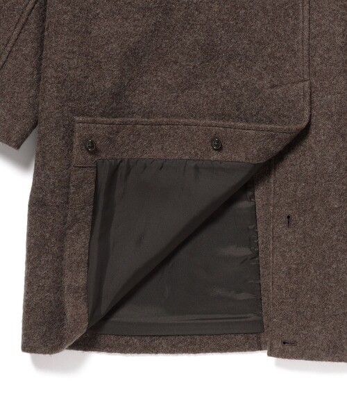 BEAMS(ビームス)の「フリース ステンカラーコート(ステンカラーコート・メンズ・ブラック/ブラウン系その他4・S/XL/M/L)」の14枚目の写真