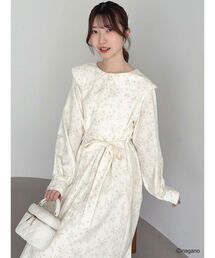 dazzlin | 【ちいかわ/dazzlin specialcollection】フラワーパターンワンピース(ワンピース)