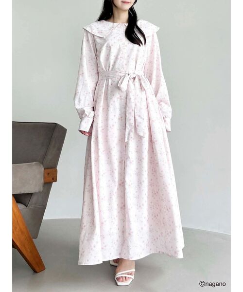 dazzlin(ダズリン)の「【ちいかわ/dazzlin specialcollection】フラワーパターンワンピース(ワンピース・レディース・イエロー/ブルー/ピンク・FREE)」の11枚目の写真