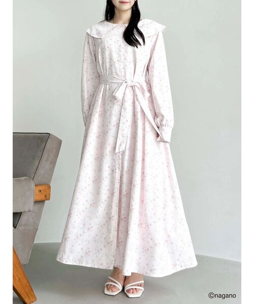 dazzlin(ダズリン)の「【ちいかわ/dazzlin specialcollection】フラワーパターンワンピース(ワンピース・レディース・イエロー/ブルー/ピンク・FREE)」の12枚目の写真
