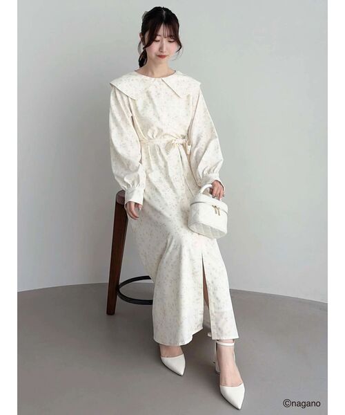 dazzlin(ダズリン)の「【ちいかわ/dazzlin specialcollection】フラワーパターンワンピース(ワンピース・レディース・イエロー/ブルー/ピンク・FREE)」の20枚目の写真