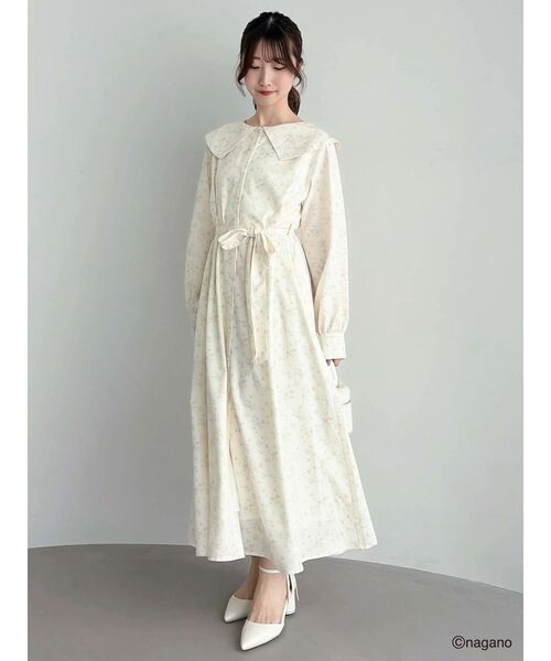 dazzlin(ダズリン)の「【ちいかわ/dazzlin specialcollection】フラワーパターンワンピース(ワンピース・レディース・イエロー/ブルー/ピンク・FREE)」の21枚目の写真