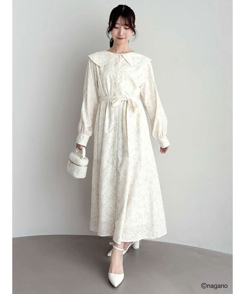 dazzlin(ダズリン)の「【ちいかわ/dazzlin specialcollection】フラワーパターンワンピース(ワンピース・レディース・イエロー/ブルー/ピンク・FREE)」の22枚目の写真