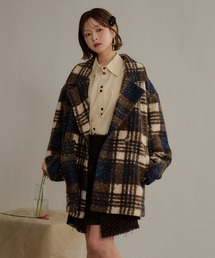 check jaket coat / チェックジャケットコート