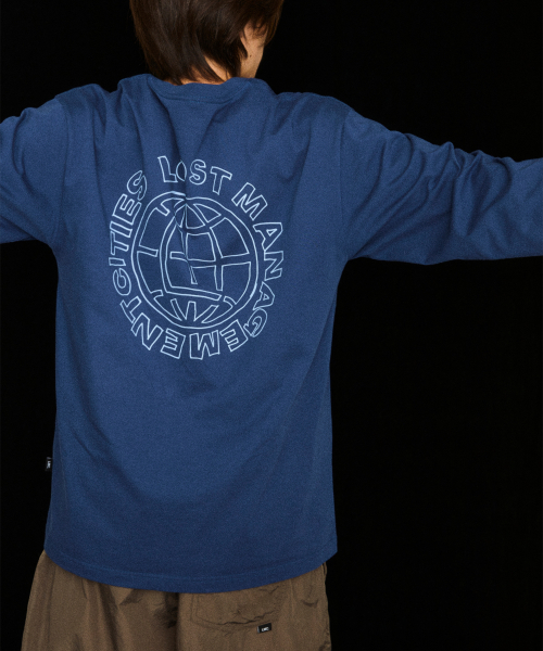 LMCの「DOODLE GLOBE LONG SLV TEE vintage blue（Tシャツ/カットソー・レディース・その他・SMALL/MEDIUM/LARGE/X-LARGE）」の4枚目の写真