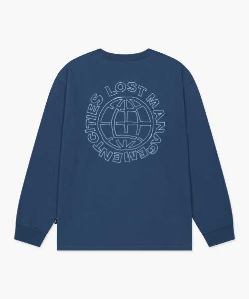 LMCの「DOODLE GLOBE LONG SLV TEE vintage blue（Tシャツ/カットソー・レディース・その他・SMALL/MEDIUM/LARGE/X-LARGE）」の9枚目の写真