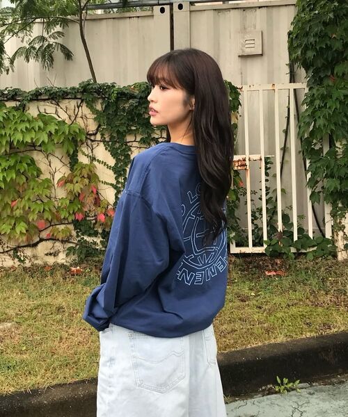 LMCの「DOODLE GLOBE LONG SLV TEE vintage blue（Tシャツ/カットソー・レディース・その他・SMALL/MEDIUM/LARGE/X-LARGE）」の18枚目の写真