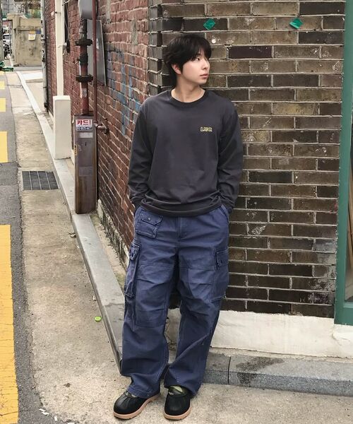 LMCの「DOODLE GLOBE LONG SLV TEE vintage blue（Tシャツ/カットソー・レディース・その他・SMALL/MEDIUM/LARGE/X-LARGE）」の21枚目の写真